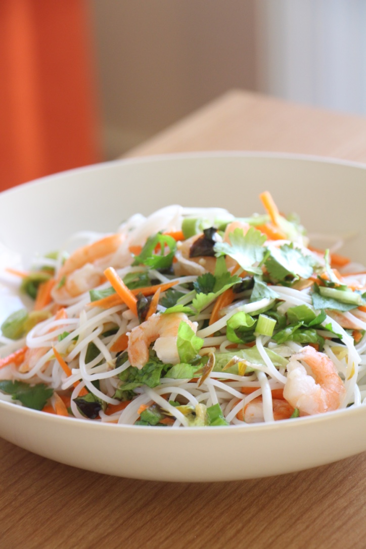 Vietnamese Rice Noodle Salad 越南凉拌米粉 (Oil-Free, Refined Sugar Free)