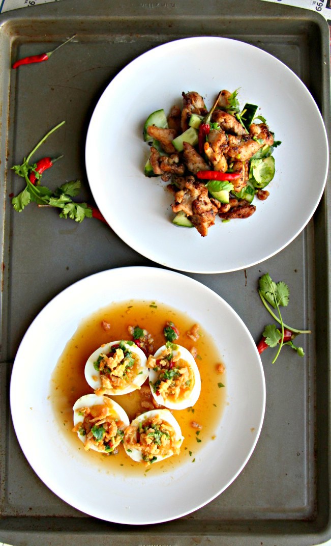 Thai Five Spice Chicken + Thai Egg Salad (GF, Nut Free, Oil-Free)