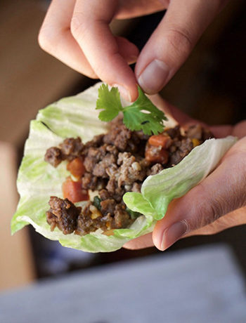 Asian Lettuce Wraps: San Choi Bao (GF, Grain Free, Oil Free)