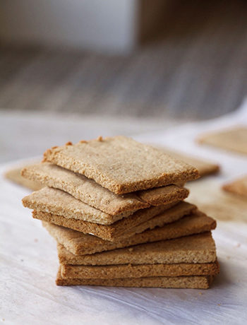 Fall-Inspired Graham Crackers (GF, Paleo, Dairy-Free, Refined Sugar Free)