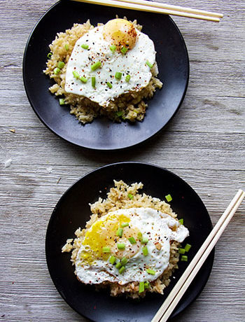 Special Soy Sauce Fried Rice (GF, Vegetarian, Oil-Free)