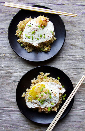 Special Soy Sauce Fried Rice (GF, Vegetarian, Oil-Free)