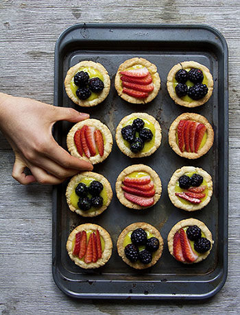 EASY Vegan French Patisserie Fruit Tarts (GF, DF)