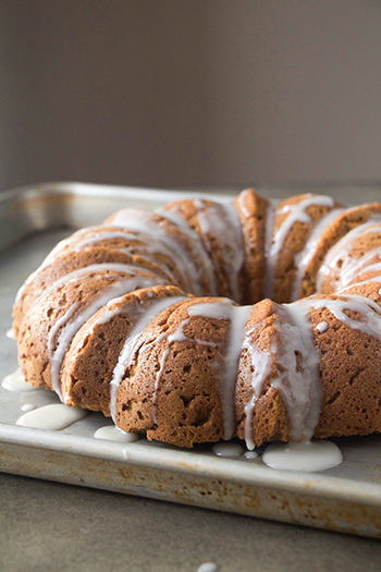 Perfectly Moist Pumpkin Bundt Cake with Toasted Coconut (GF, Oil-Free)