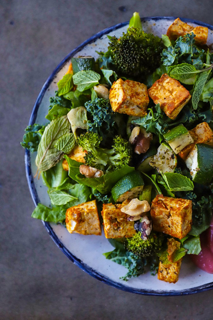 [Oil-Free] Baked Curry Tofu - Unconventional Cooks