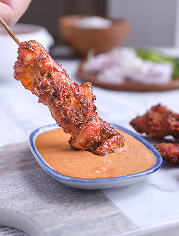 Authentic Singaporean Chicken Satay (Gluten Free, Oil-Free)