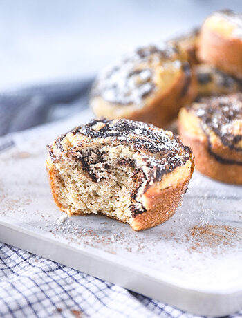 Low Carb Cinnamon Roll Muffins (128 Cals)