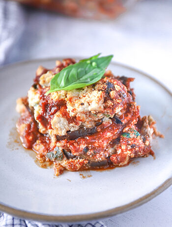 The Best Eggplant Lasagna (Vegan + Low Carb)