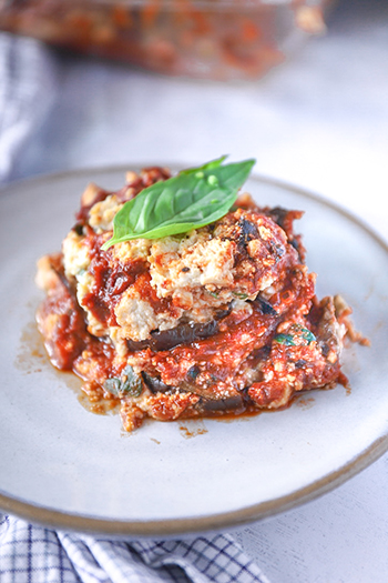 The Best Eggplant Lasagna (Vegan + Low Carb)