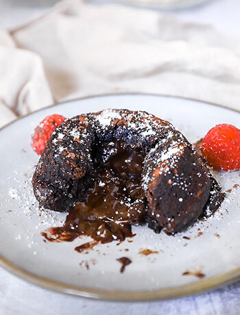 Molten Lava Cakes – made with beets! (GF, Vegan)