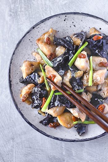 Chinese Chicken and Black Fungus (No Oil)