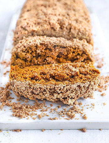 Vegan Pumpkin Streusel Bread (Gluten free)