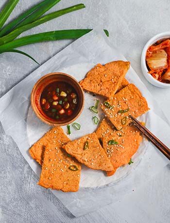 Gluten Free & Vegan Kimchi Pancakes (Kimchi Jeon)