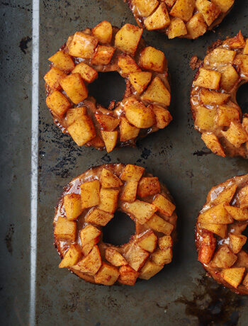 Gluten and Dairy Free Baked Apple Pie Donuts (Refined Sugar Free)