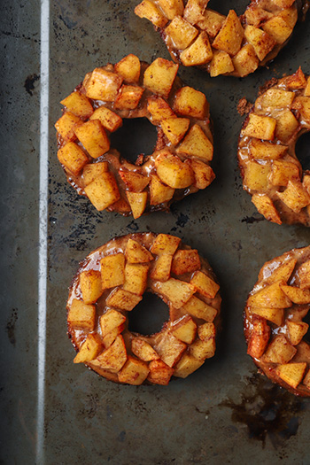 Gluten and Dairy Free Baked Apple Pie Donuts (Refined Sugar Free)